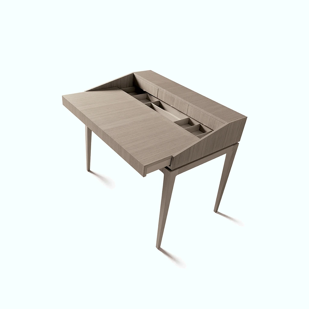 Home Work Desk - Oak Wood .png