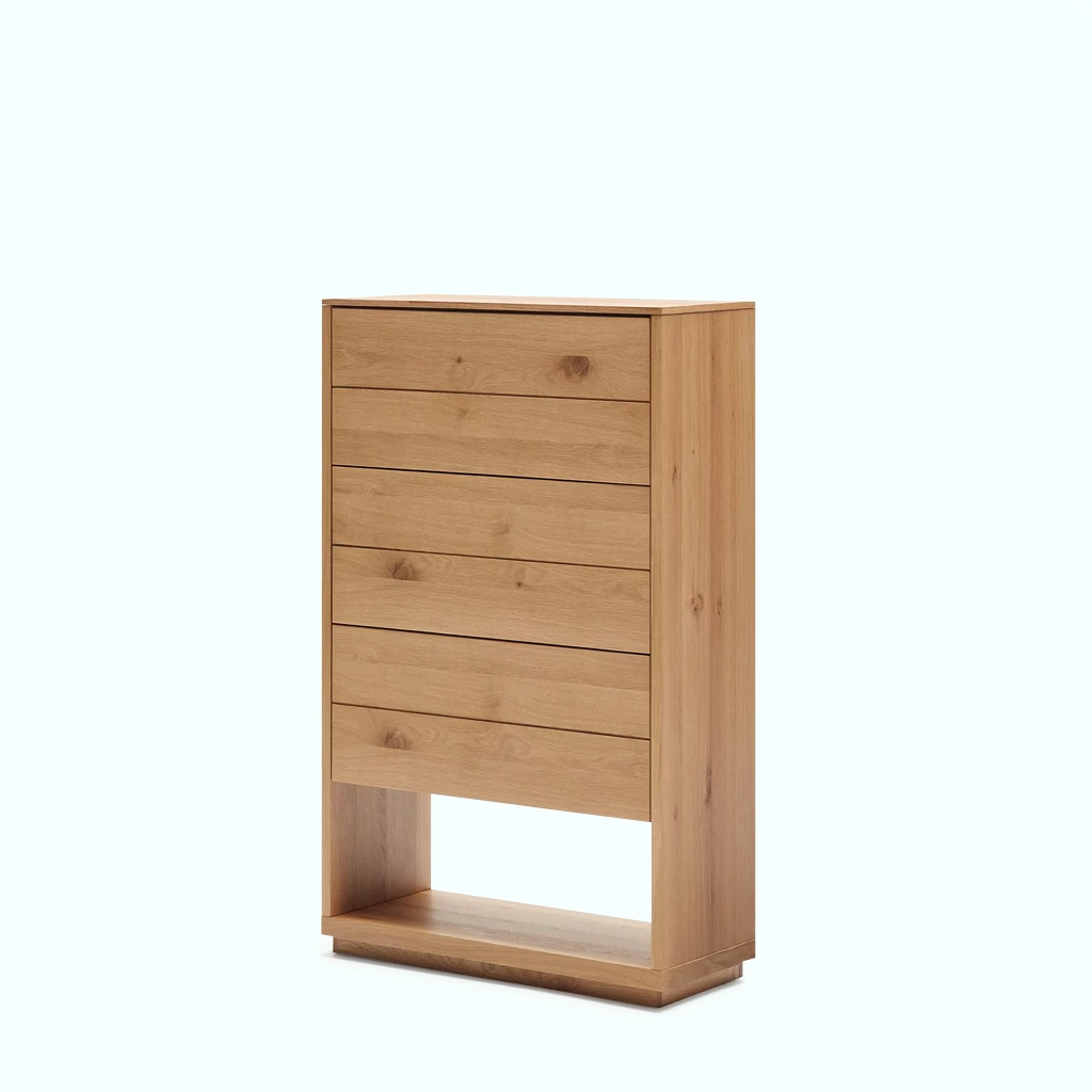 Chest Of Drawer - 3 Drawers - Wood Natural Color 01.png