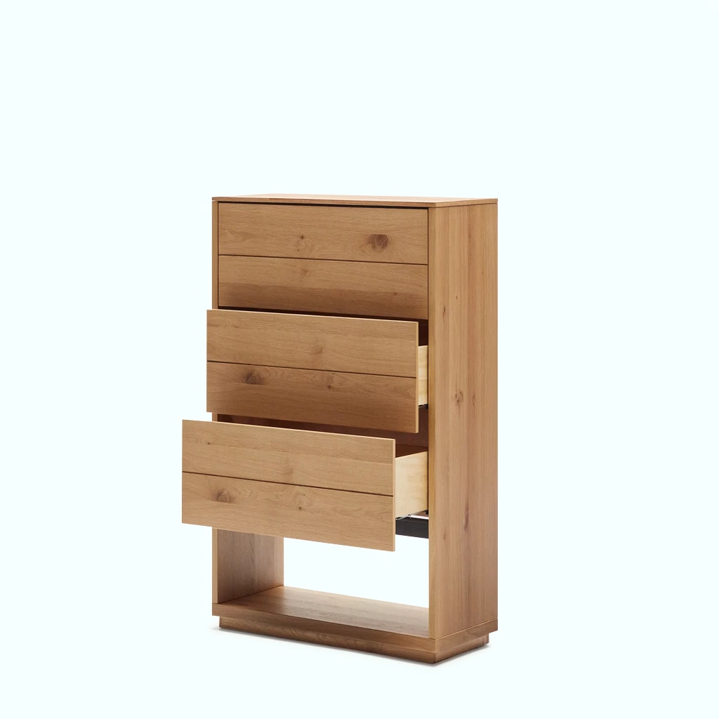 Chest Of Drawer - 3 Drawers - Wood Natural Color 02.png