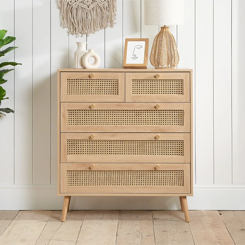Wooden%20Chest%20Of%20Drawer%20-%205%20Drawers%20-%20Natural%20Wood