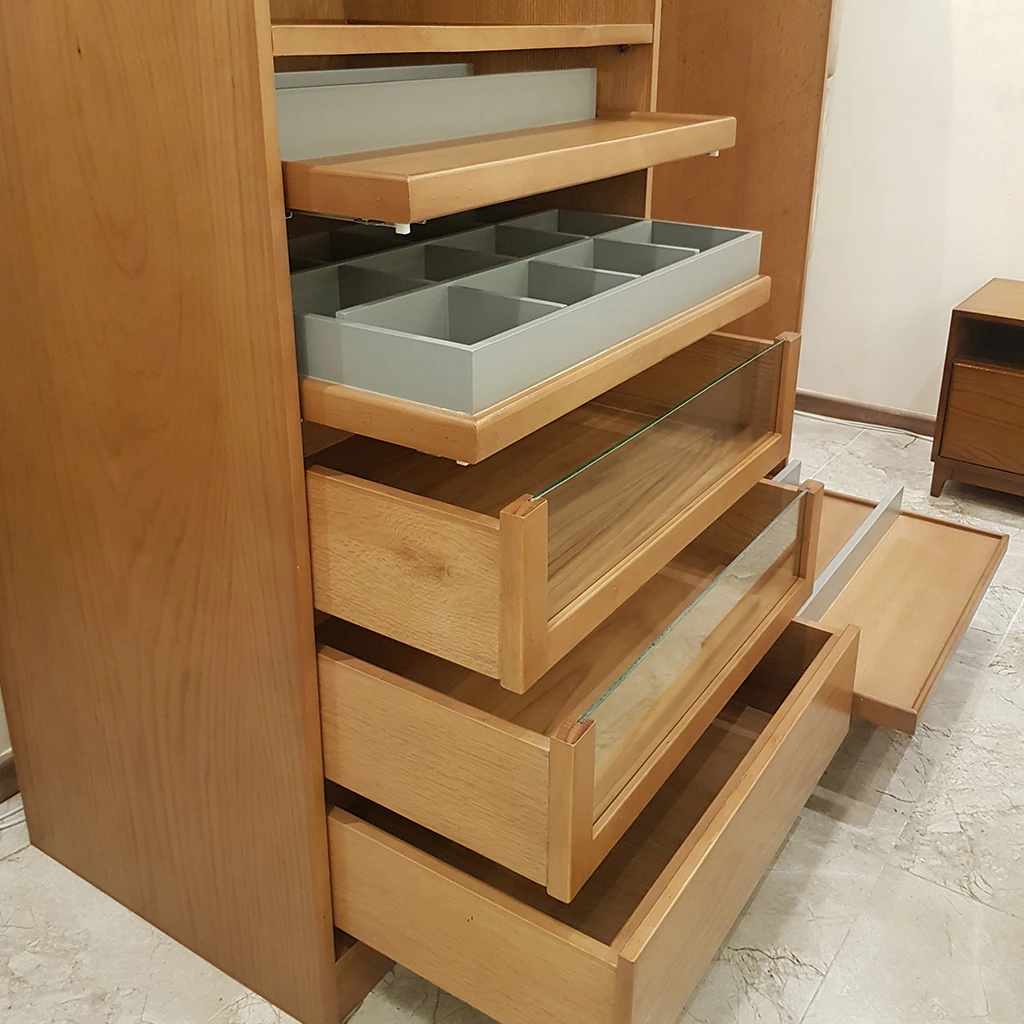 Open Wardrobe - Beech - Brown