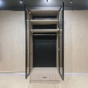Wardrobe - Melamine Wood - Beige