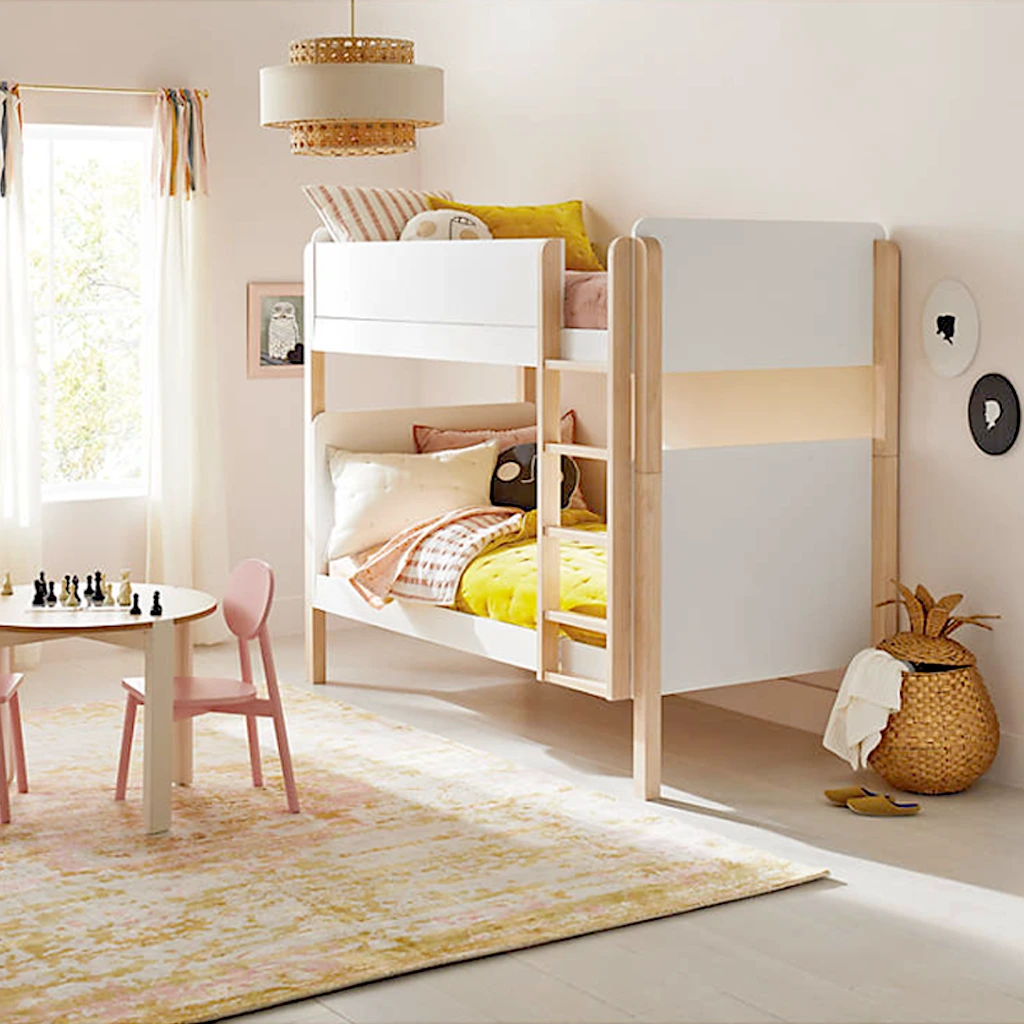 Bunk Bed - Beech - White
