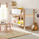 Bunk Bed - Beech - White