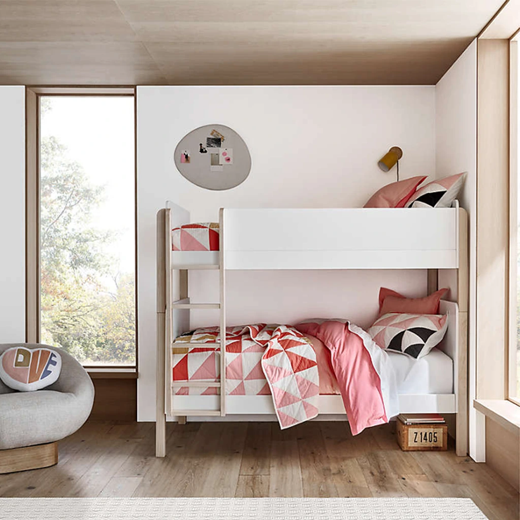Bunk Bed - Beech - White
