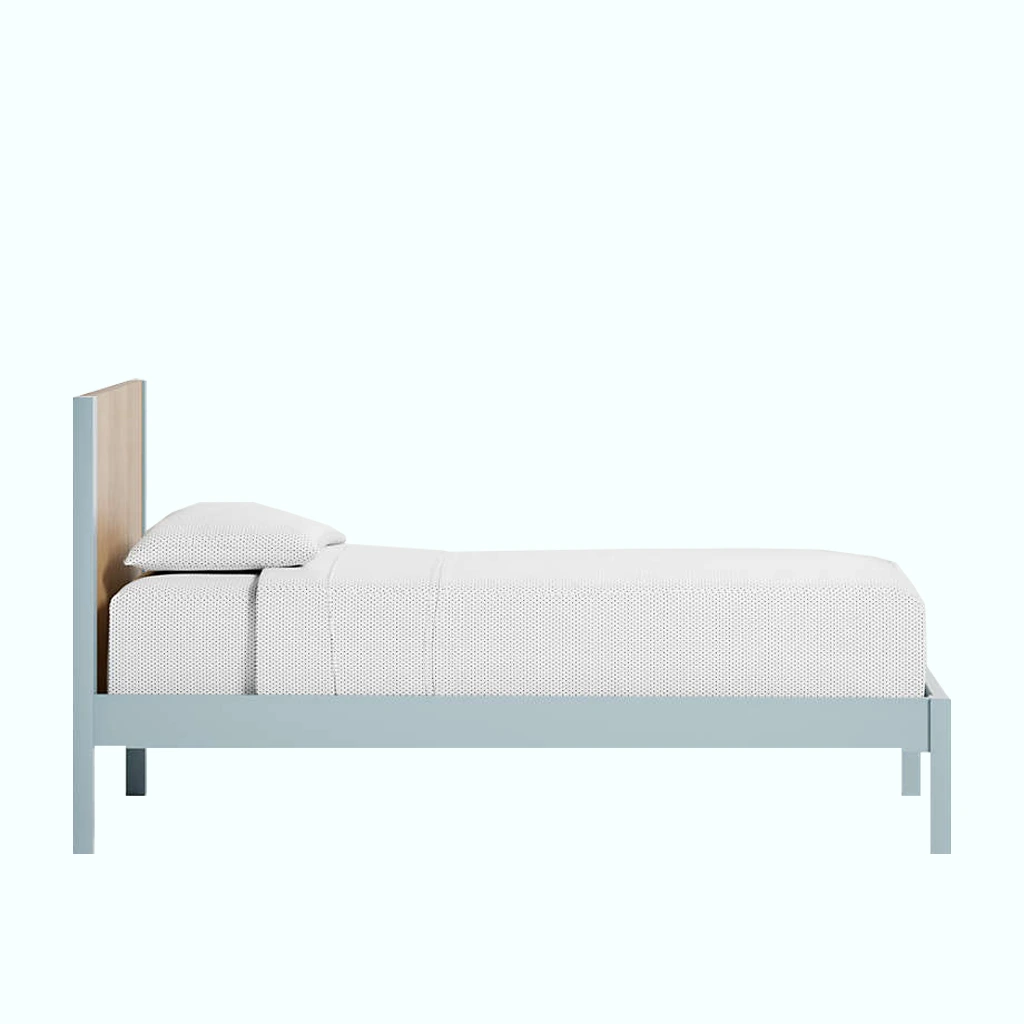 Kids Bed - Beech - Baby Blue