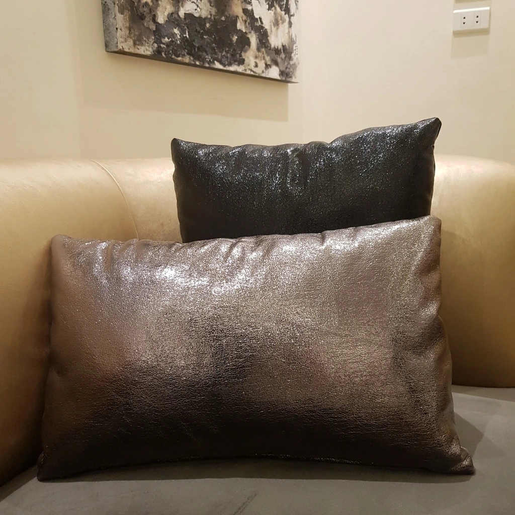 Rectangular%20Cushion%20-%20Leather%20-%20Silver