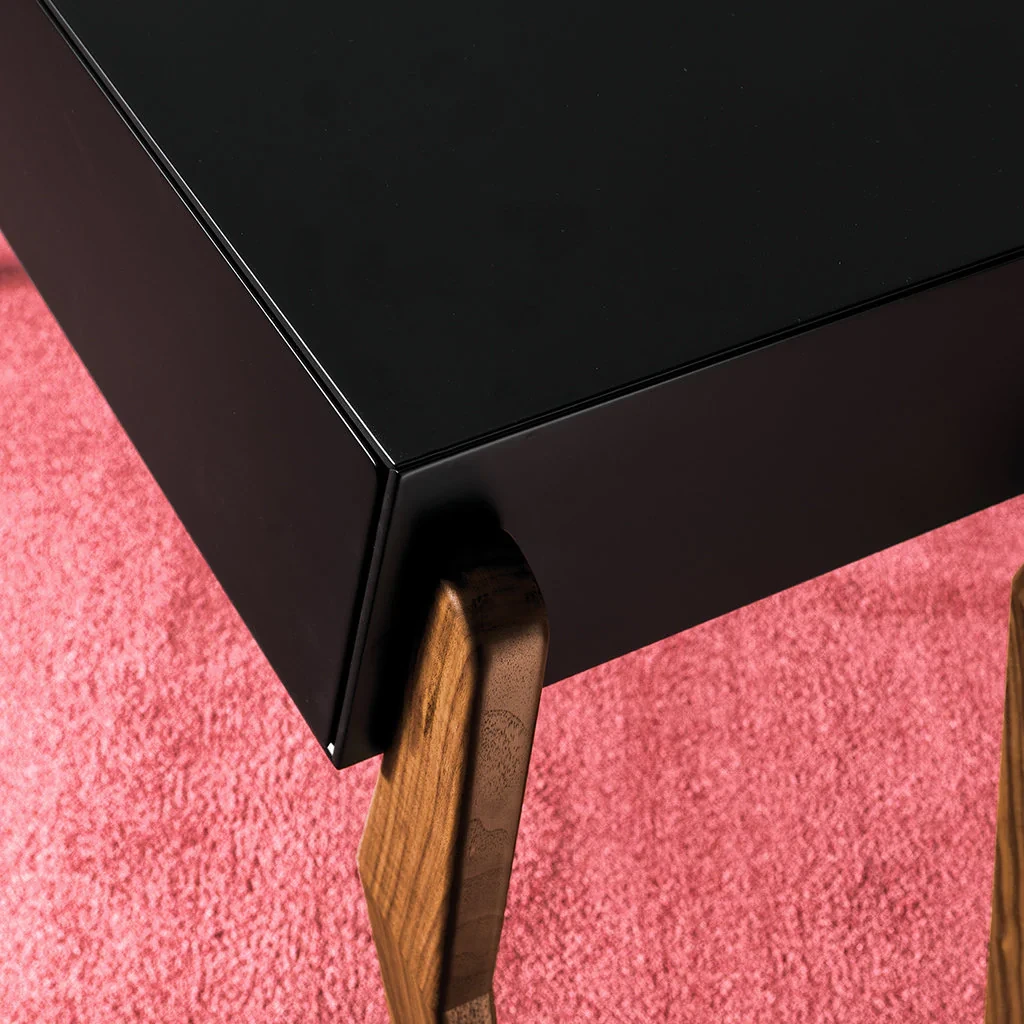 Dresser - Oak Wood - Black