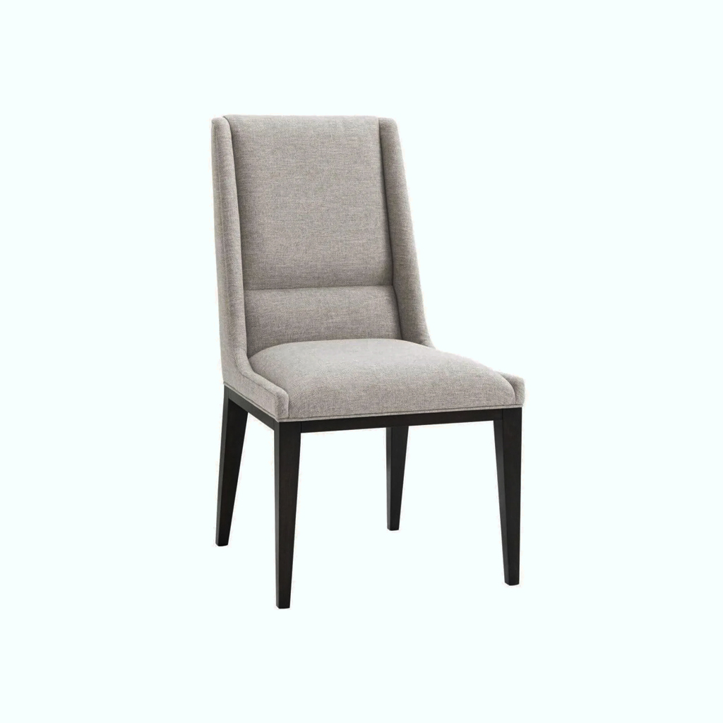 [P230000257206] Dining Chair - Linen - Gray