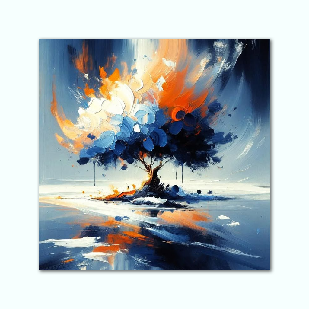 [P250001353303] Printed Canvas Artwork (30 x 30 cm)