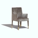 Dining Chair - Velvet - Gray