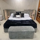 Halo Bed + 2 Nightstand + Banquet