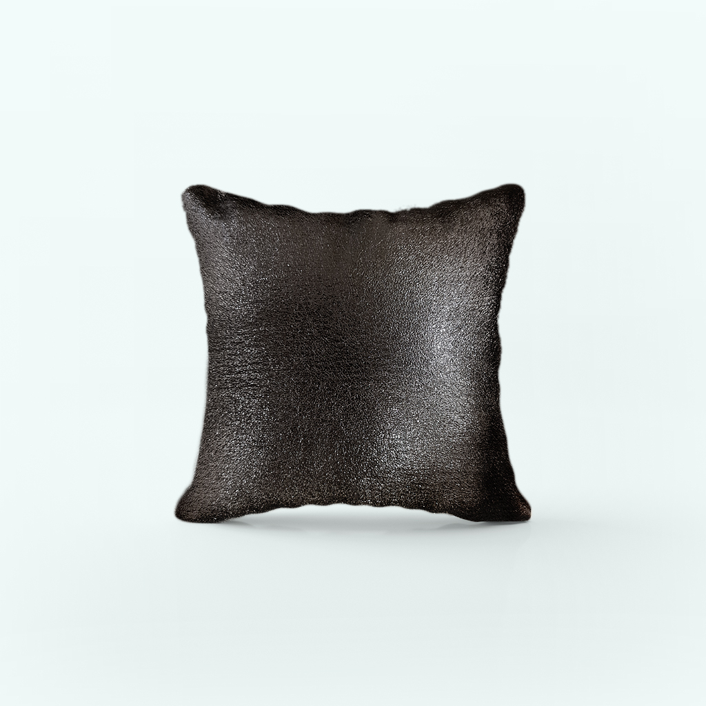 Cushion - Leather - Black