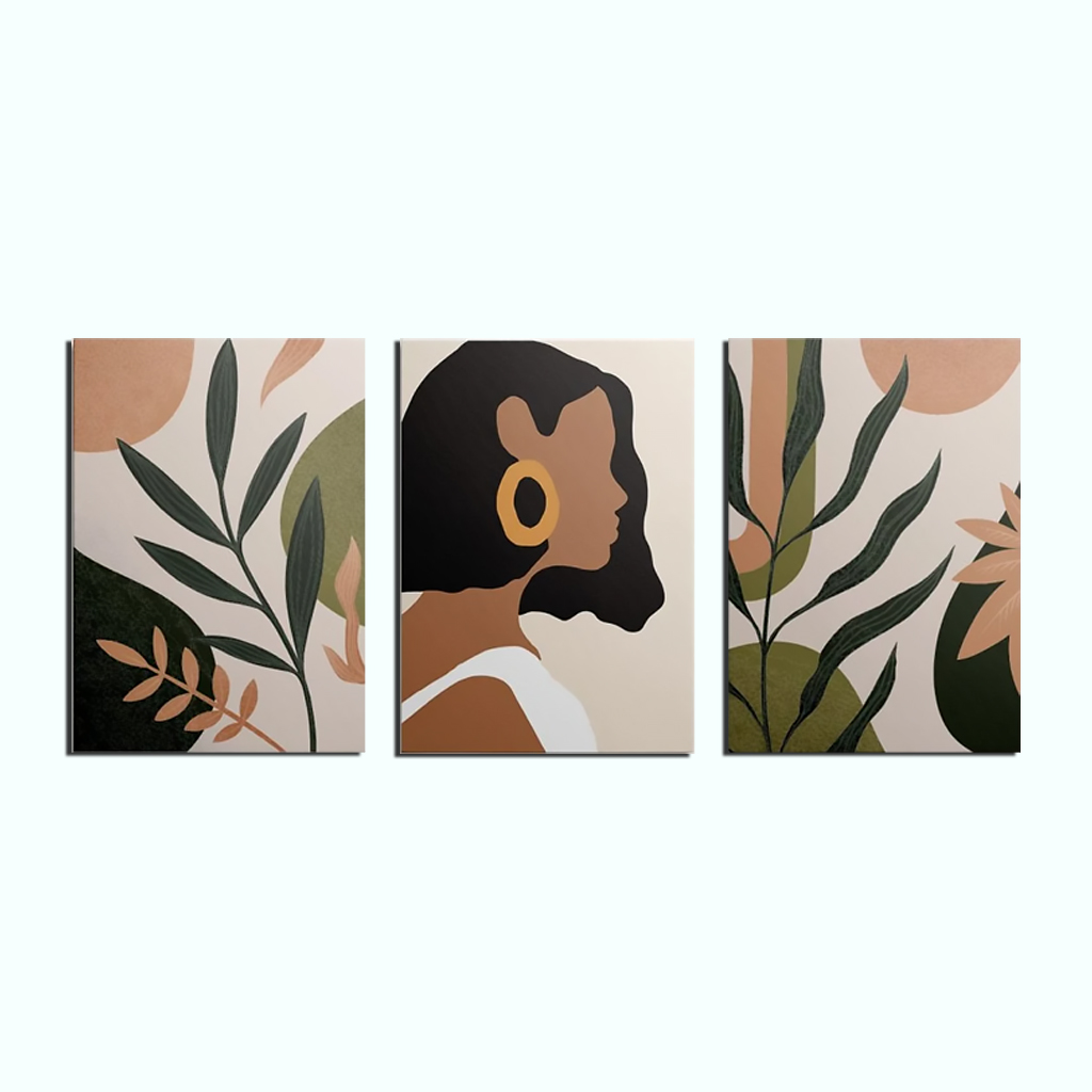 [P230000385109] Printed Canvas Artwork (90 x 50 cm)