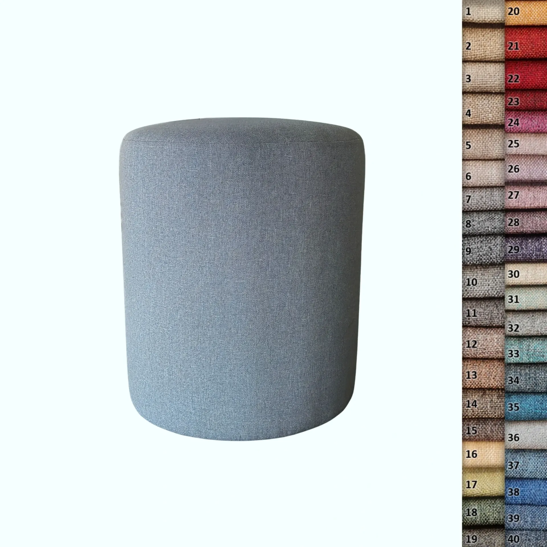 [P260001589006] CYL Raw Pouf - B.B (Without ( Fixed ))