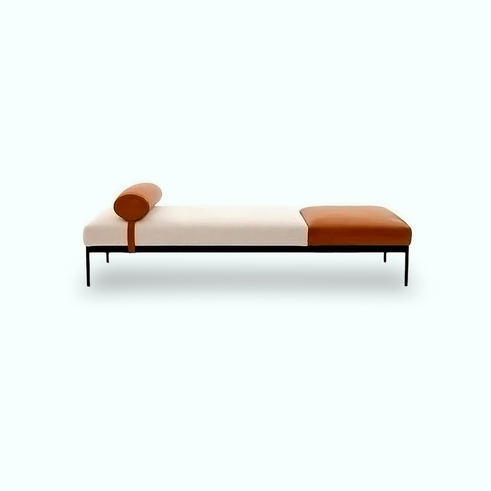 Banquette - Leather - Off-White & Havan