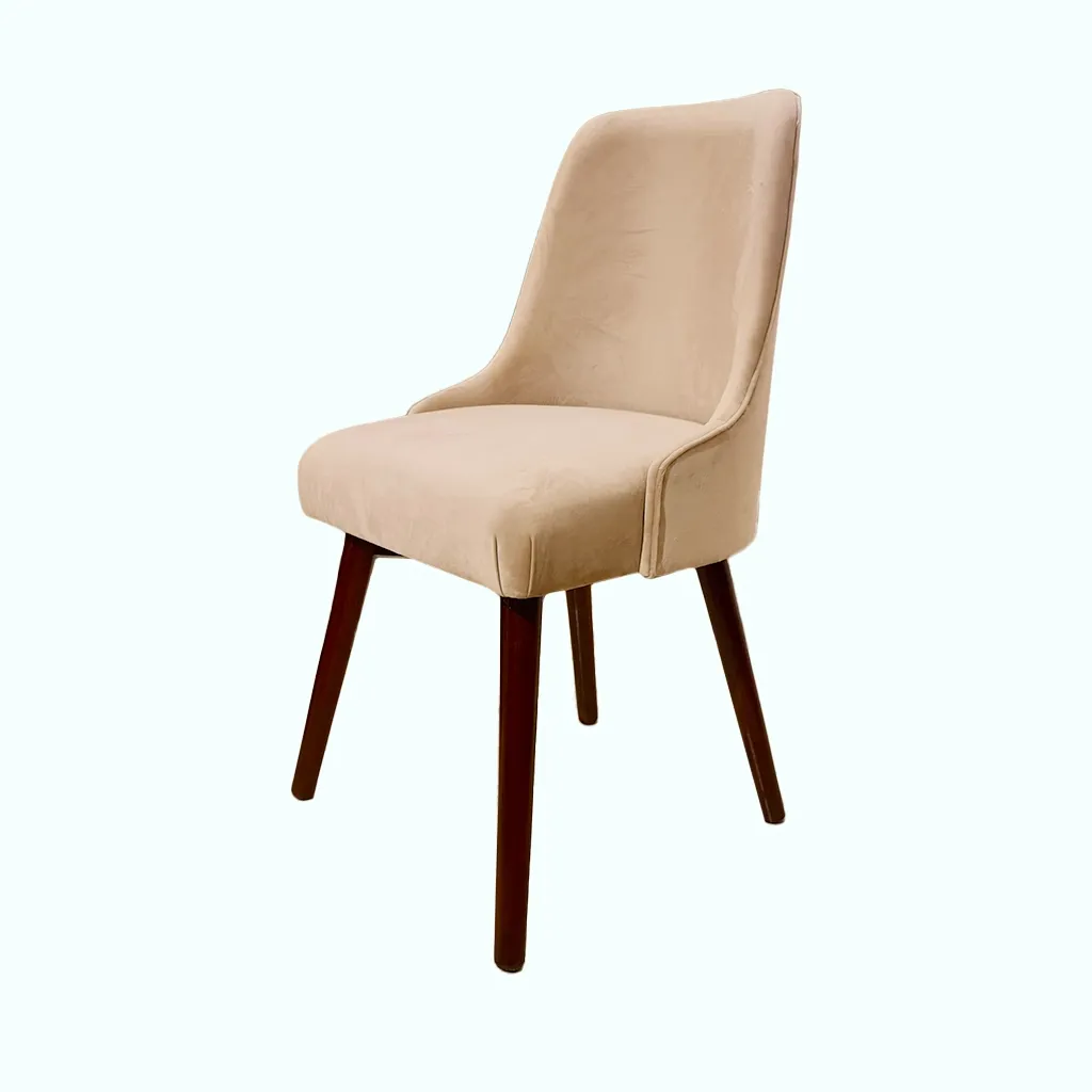 [P230000180204] VINT Dining Chair (Beige, Brown)