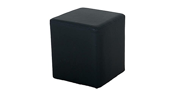 KUBE Sleek Pouf - BLK