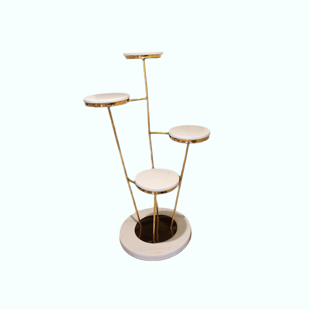 Stainless Steel Decorative Standing Shelf