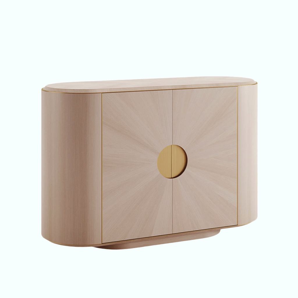 [P240000695601] Dining Sideboard - Oak Veneer - Off-White (1.0 m)