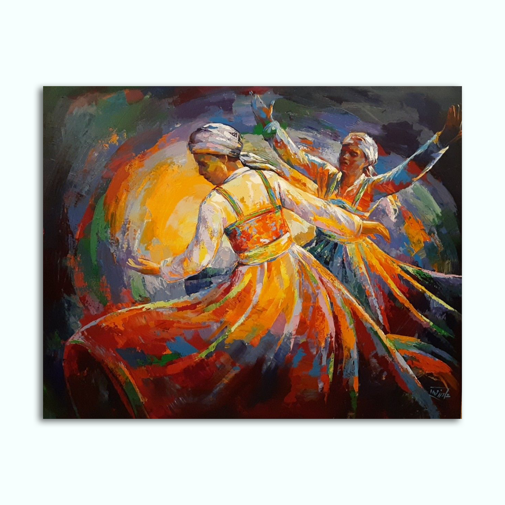 [P240000728602] تابلوه كانفاس مطبوع ( تنوره ) (20 × 30 سم)