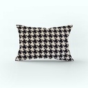 Rectangular Cushion - Printed - Black & White Pattern