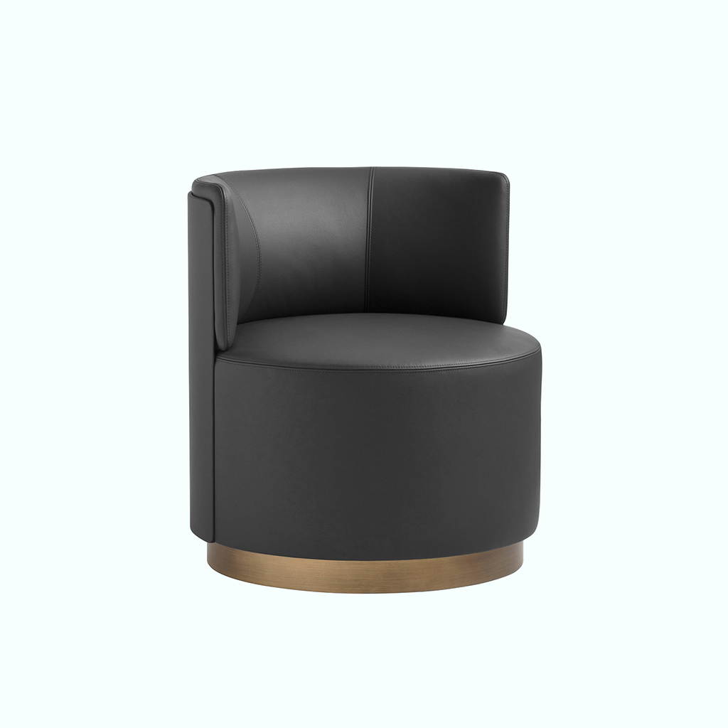 [P240000780605] Liv Chair (Black, Without ( Fixed ))