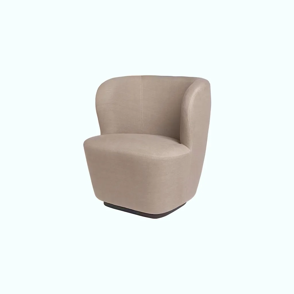 [P240000782305] Zon Armchair (70 cm, 70 cm, Linen, Without ( Fixed ))