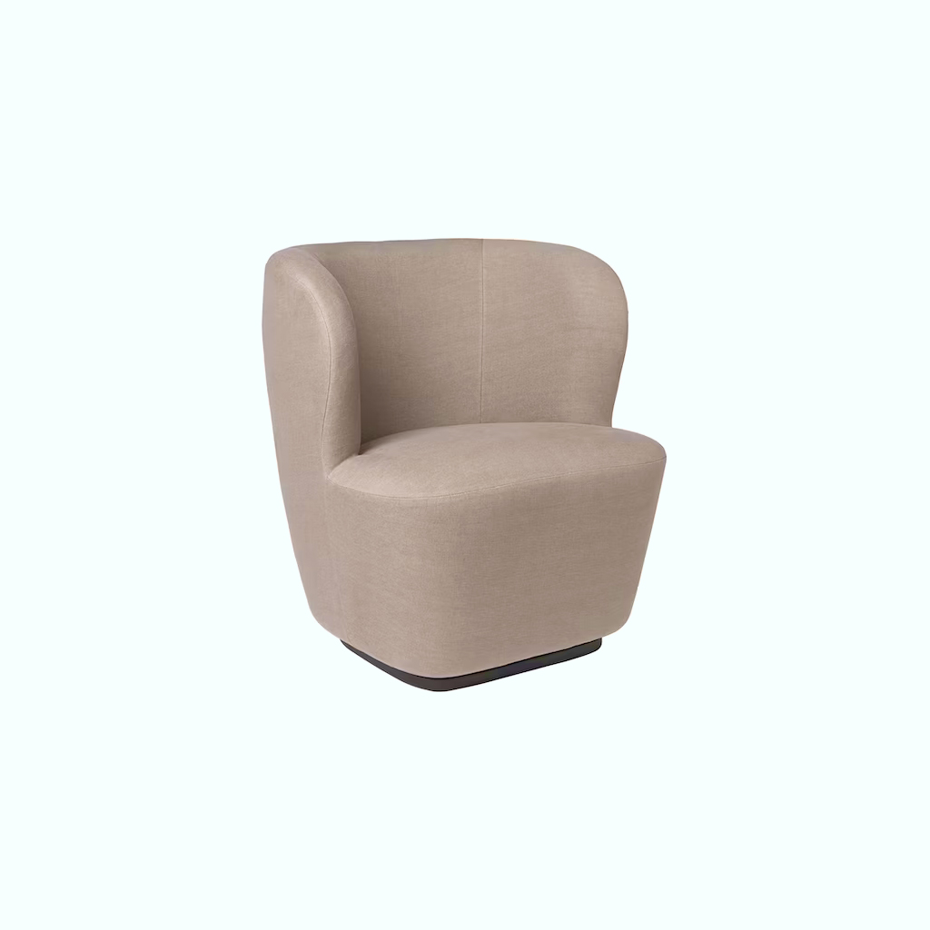 [P240000782305] Zon Armchair (Linen, 70 cm, 70 cm, Without ( Fixed ))