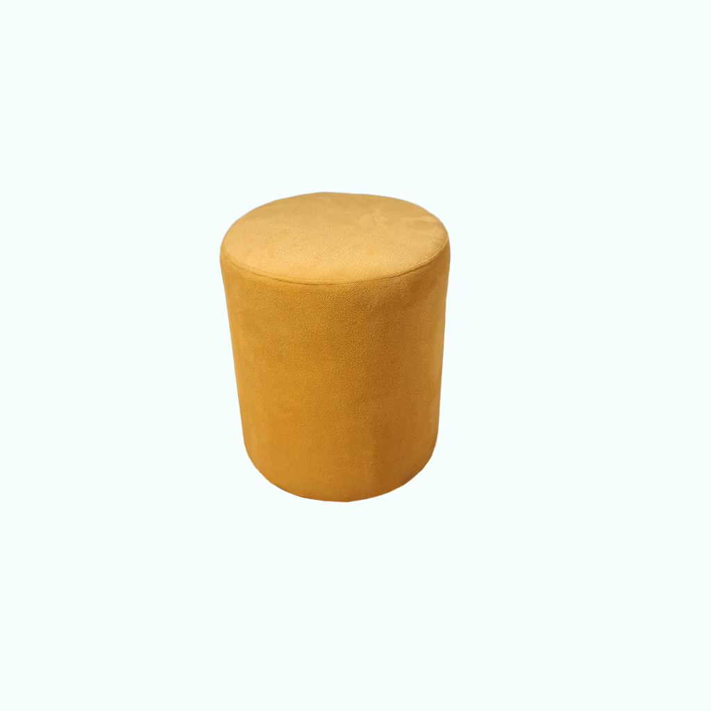 [P240000789605] CYL Plush Pouf - YLW (Without ( Fixed ))