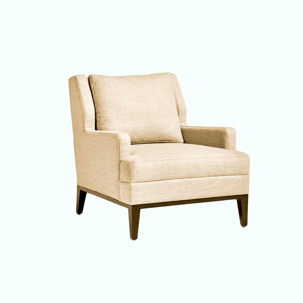[P230000200605] Bellevue Armchair (Linen, Beige)