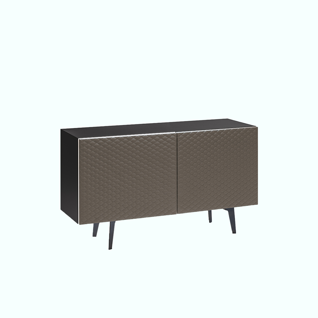 [P240000837705] Dining Sideboard - Natural Wood - Black (1.5 m)