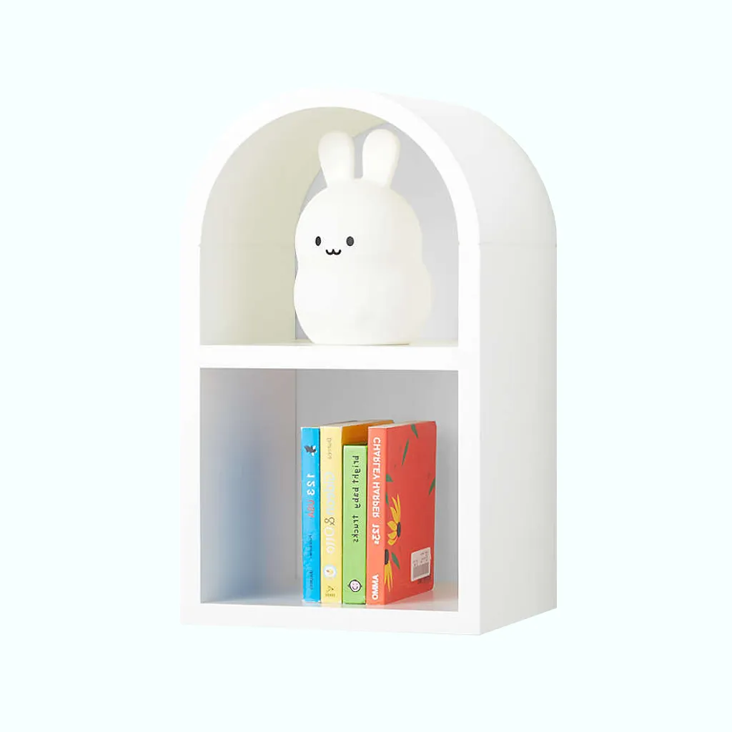 [P240000872005] Wall Shelf - Natural Wood - White