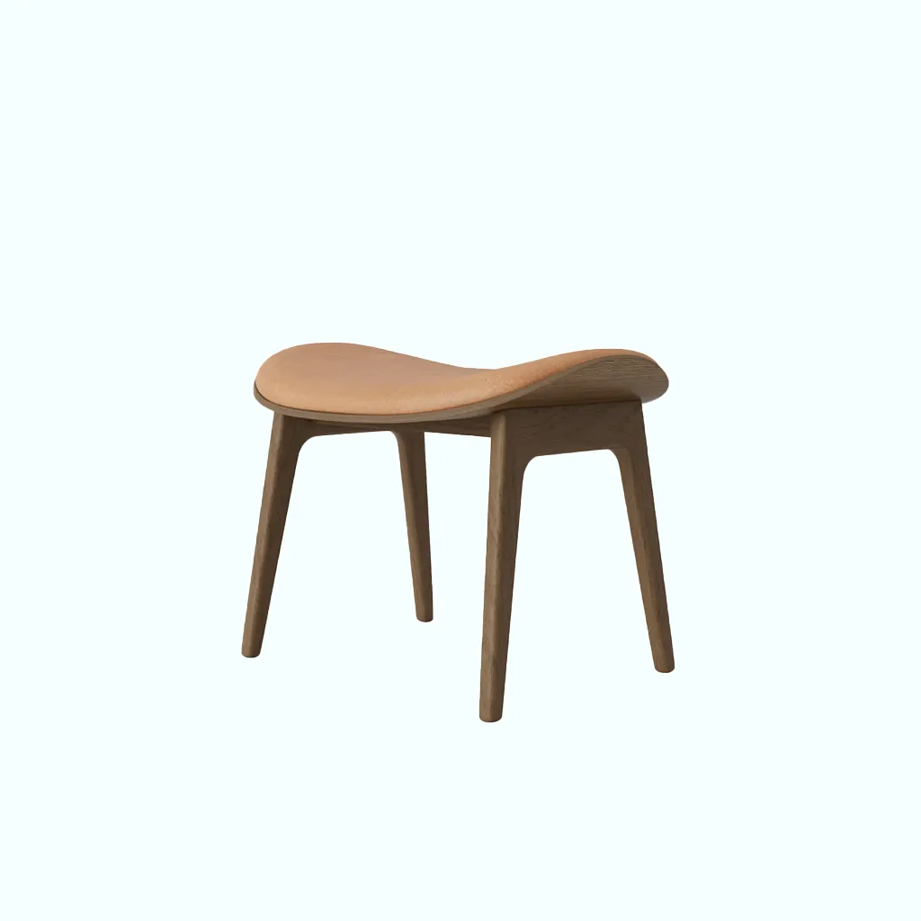 SADDLE Plush Pouf
