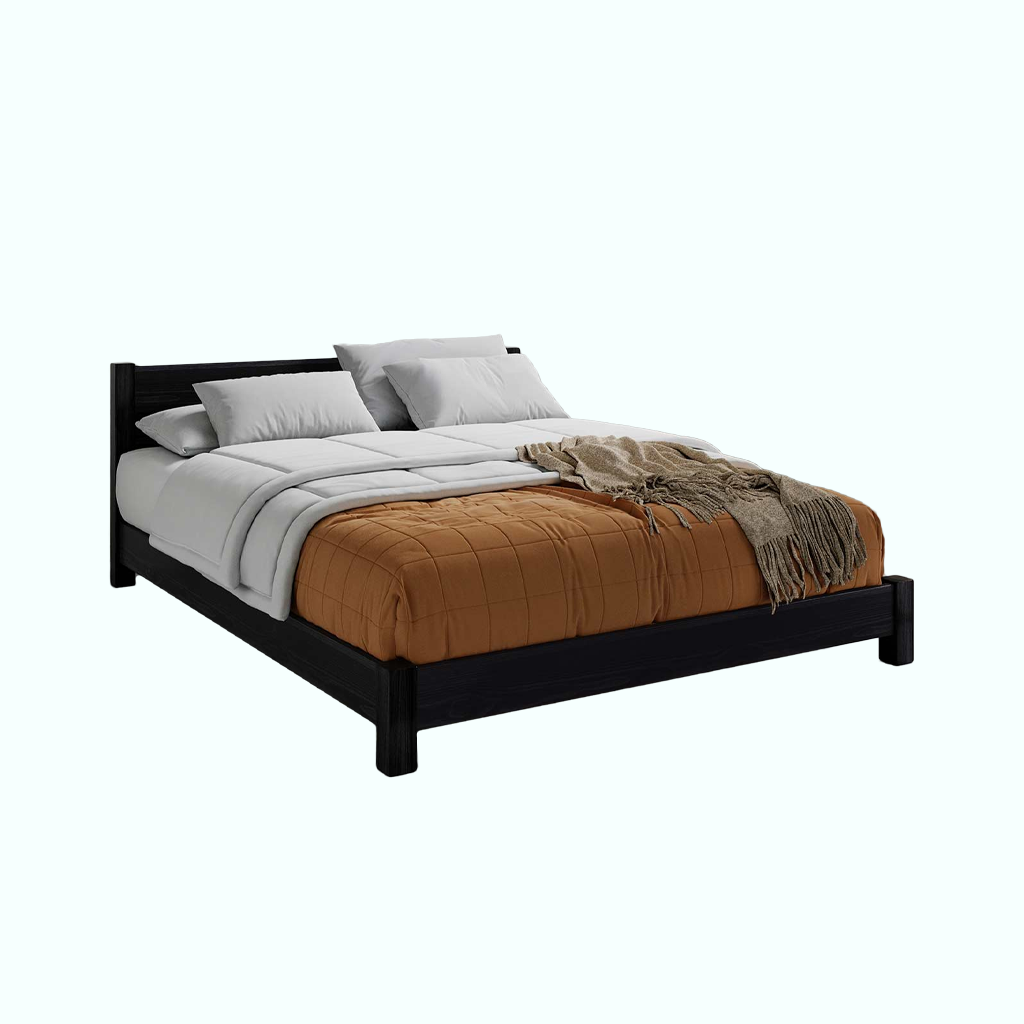 [P240000918206] MODO 01-O Bed (1.2 m, Black)