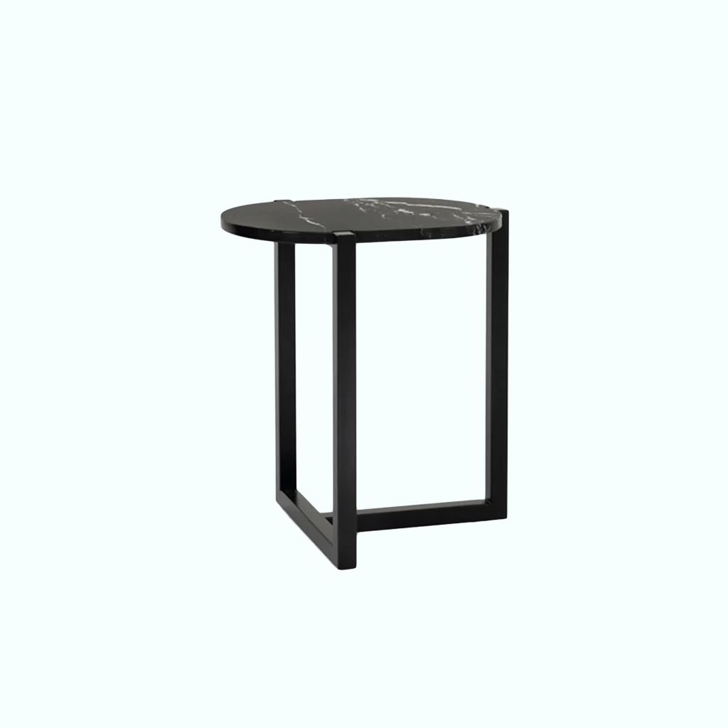 [P240000961306] Aera Side Table (Black Spanish)