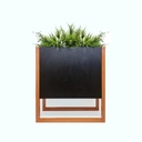 Plant Box - Beech Wood - Black