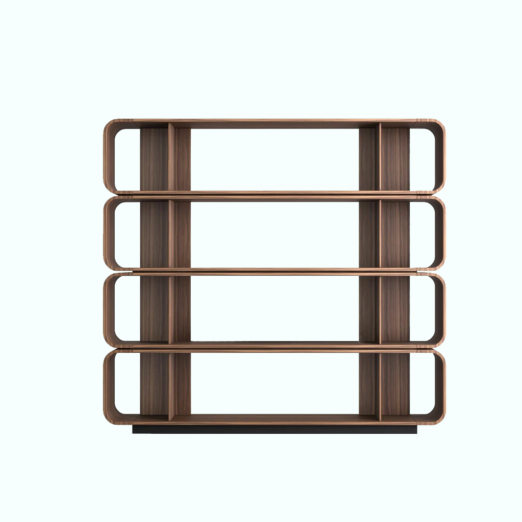 Bookcase - Natural Wood - Brown