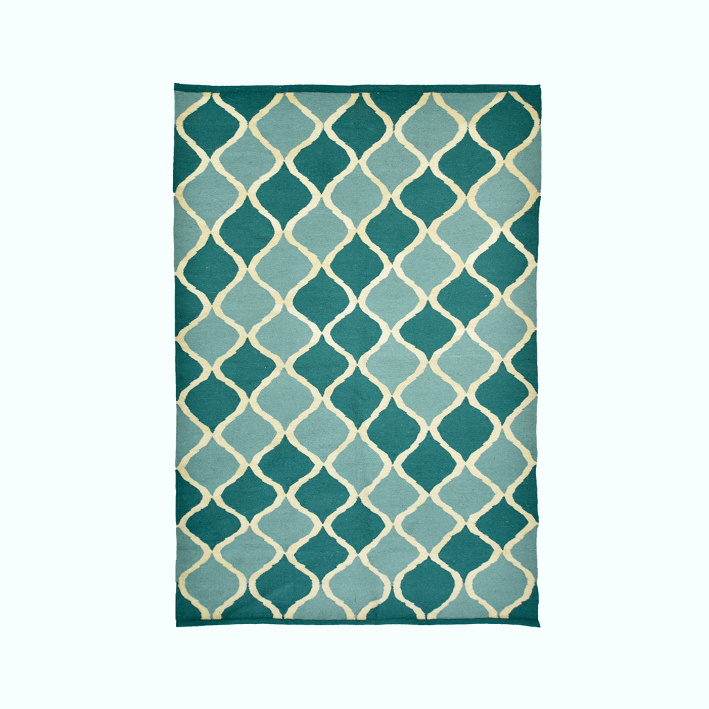 [P240001020810] Handmade Kilim Rug (Wool ( 0.75 x 1.0 m ))