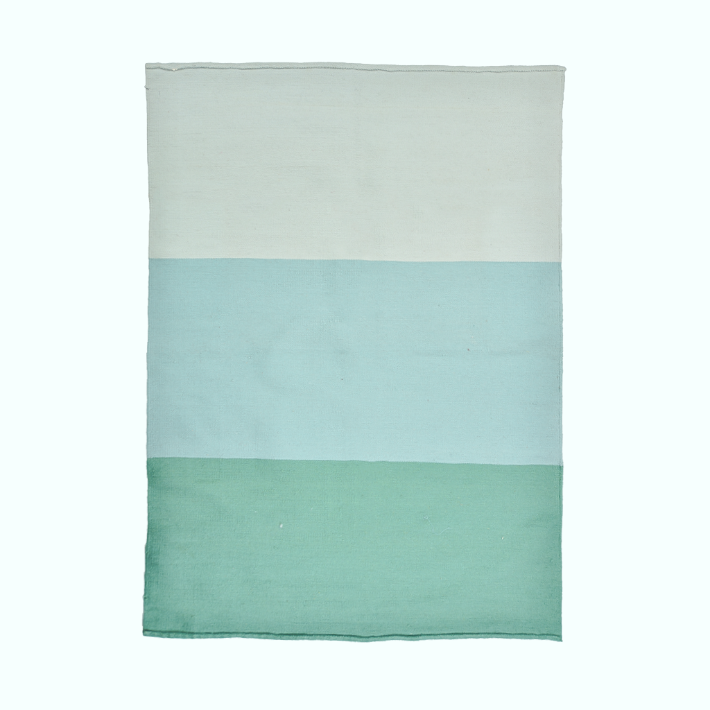 [P240001048710] Handmade Kilim Rug (Wool ( 0.75 x 1.0 m ))