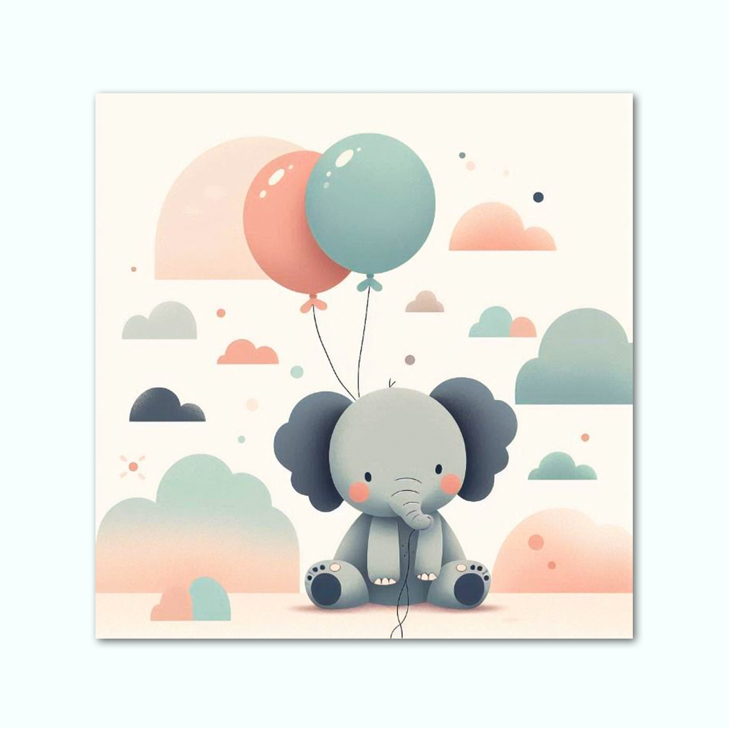[P250001146501] Printed Canvas Artwork (30 x 30 cm)