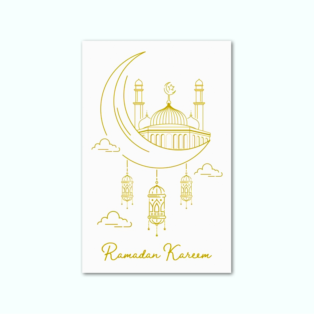 [P250001162801] Printed Canvas Artwork ( Ramadan Karem ) (20 x 30 cm)