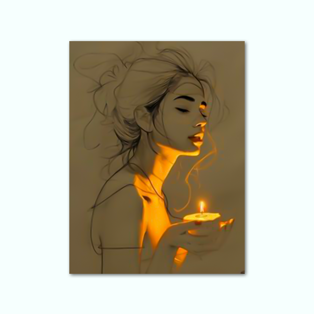 [P250001232001] Printed Canvas Artwork (20 x 30 cm)