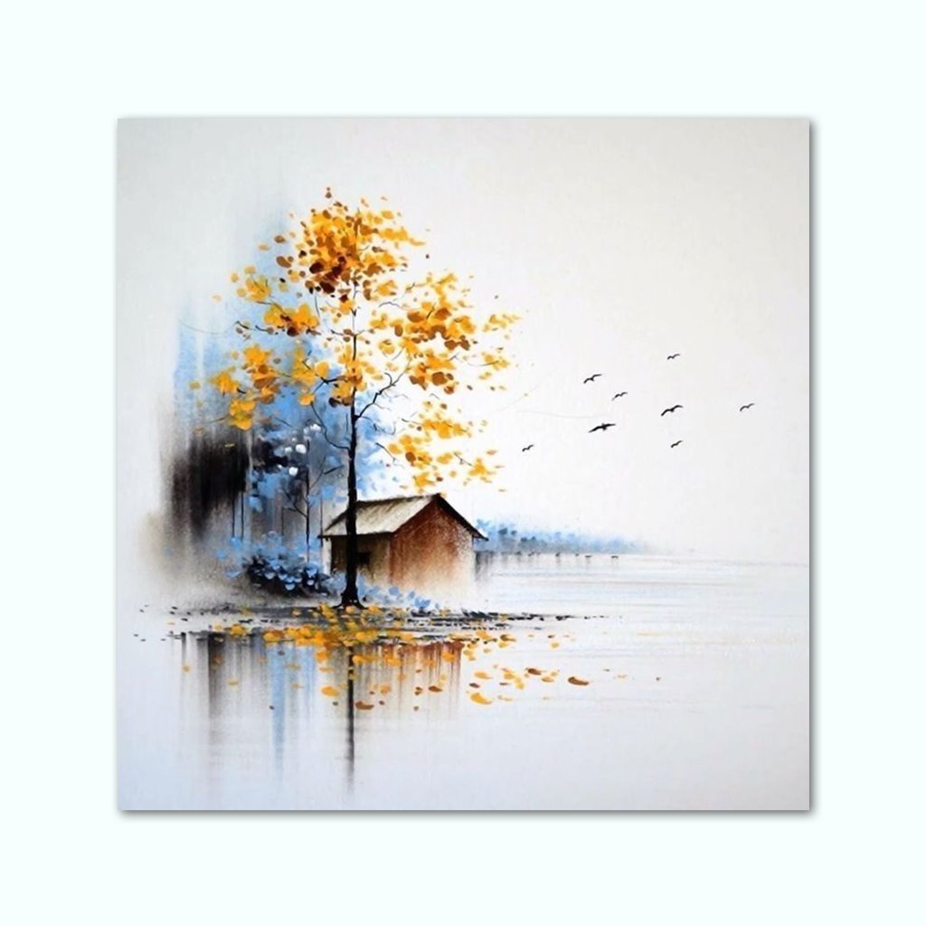 [P250001275102] Printed Canvas Artwork (30 x 30 cm)