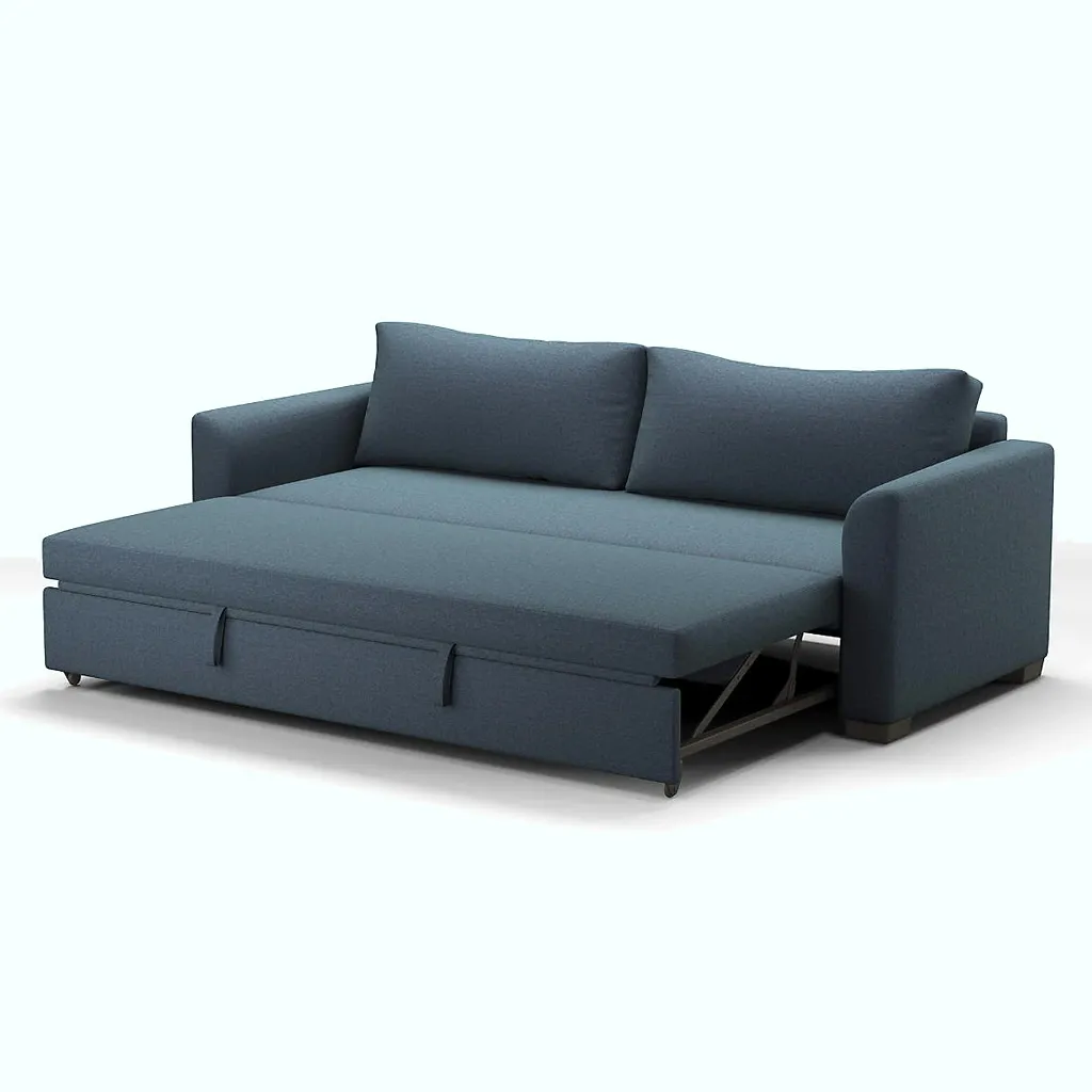 [P250001289602] Sa'aa Sofa Bed ( Super Soft ) (1.6 m, Blue)