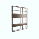 Bookcase - Natural Wood - Brown