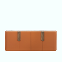 Dining Sideboard - Natural Wood - Orange