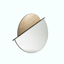 Wooden Circled Mirror