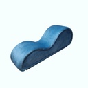 Romantic Chaise Longue - Blue Velvet Fabric