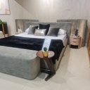 Halo Bed + 2 Nightstand + Banquet